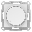Светорегулятор (диммер) SE AtlasDesign поворотно-нажимной, 315Вт, белый, механизм - Электрика, НВА - Выключатели и розетки - Выключатели - Магазин электротехнических товаров Проф Ток